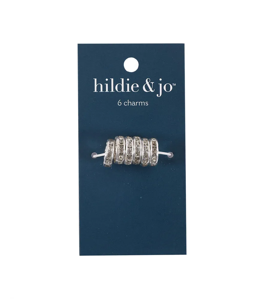 7 Silver Metal Charm Bracelet by hildie & jo