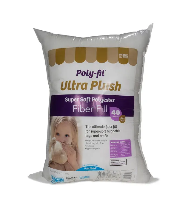 Joann Fabrics Poly-Fil Ultra Plush Fiber Fill from Fairfield 40oz bag