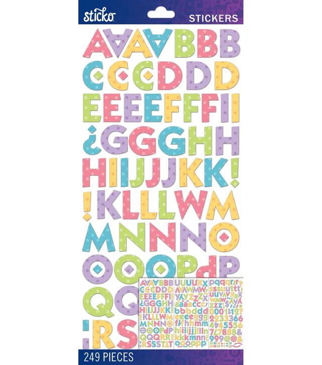 Stickers Alphabet enfant - Stickers Malin