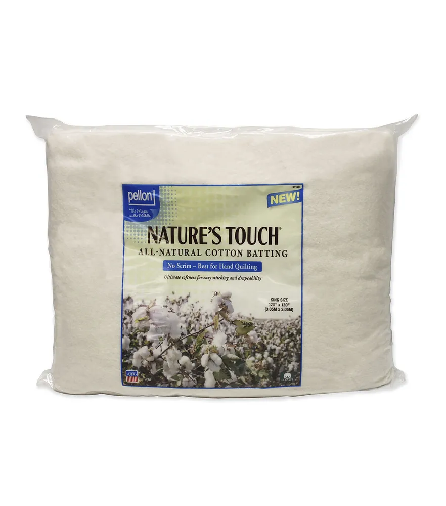 Joann Fabrics Pellon Natures Touch Natural Cotton King Batting 120X120
