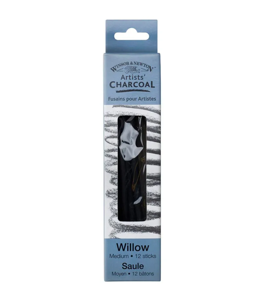 Winsor & Newton Artist Willow Charcoal Sticks 12-pkg-assorted