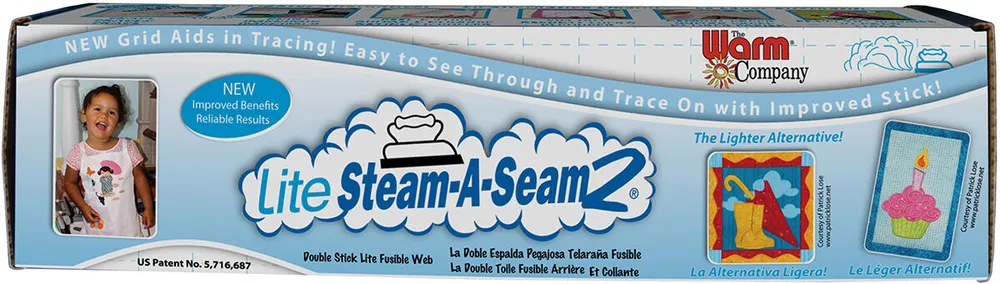 The Warm Company Lite Steam A Seam 2 Double Stick Fusible Web