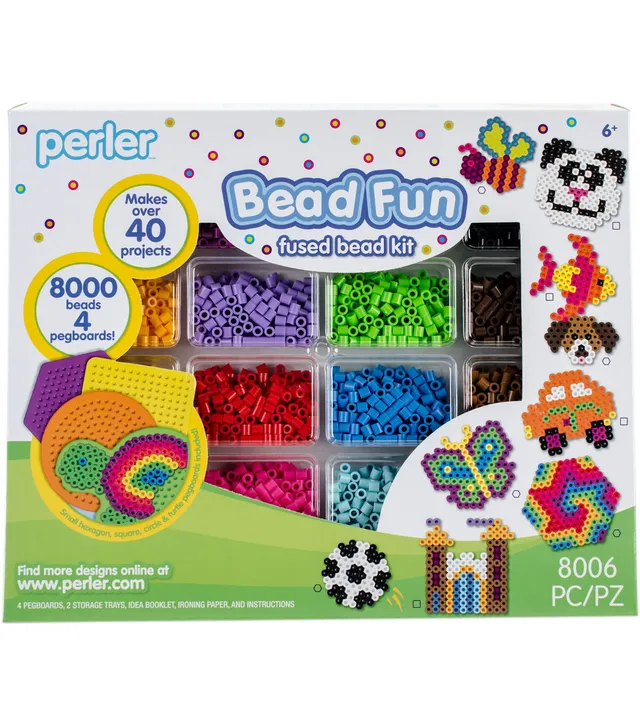 Giant Bead Box Kit 2300 Beads Pkg Pearl