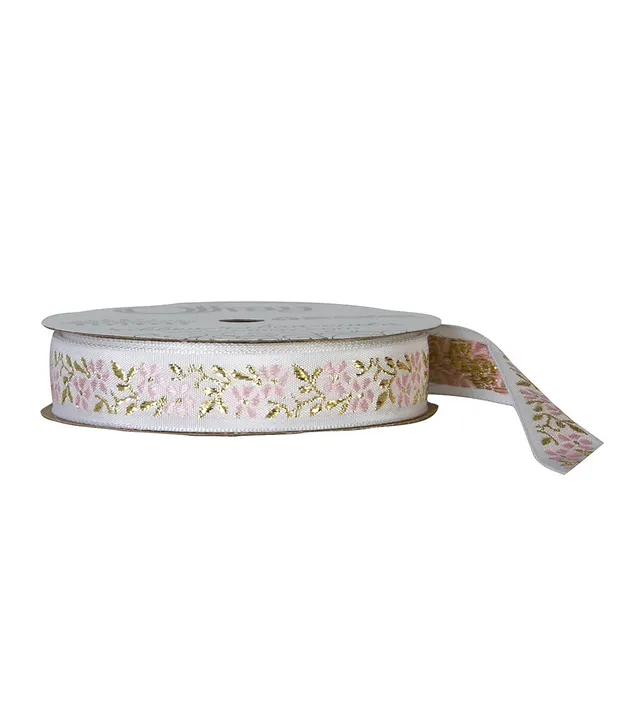 Offray White 1/8 Dainty Satin Ribbon