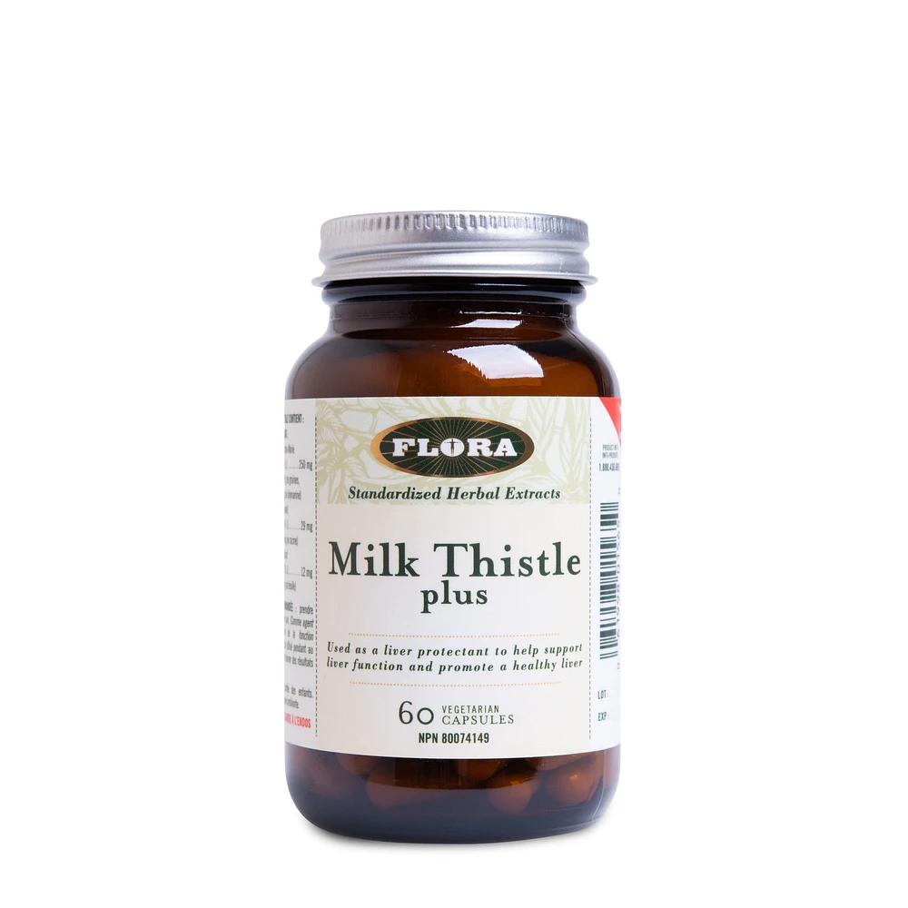 Flora Milk Thistle plus - 60 Vegetarian Capsules