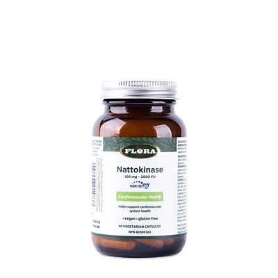 Flora Nattokinase 100mg - 60 Vegetarian Capsules