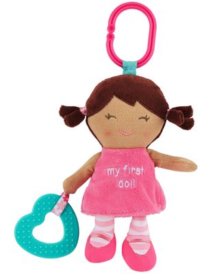 Baby Pink Plush Doll Teething Toy | carters.com