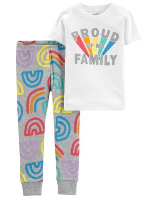 Baby Multi Pyjama 2 pièces en coton ajusté Pride | carters.com