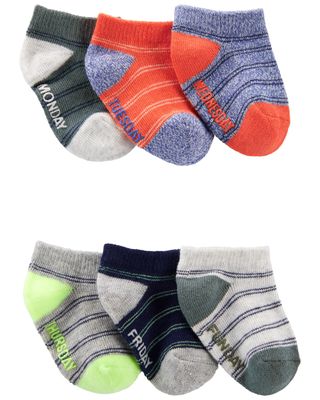 Toddler Multi 6-Pack Crew Socks | carters.com