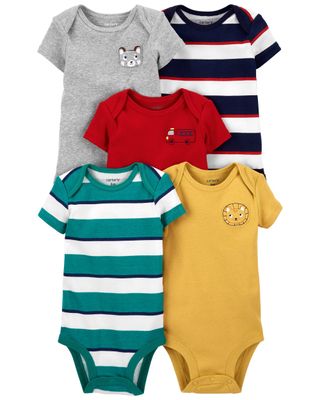 Baby Multi 5-Pack Short-Sleeve Bodysuits | carters.com