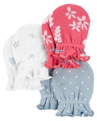 Baby Multi 3-Pack Mittens | carters.com