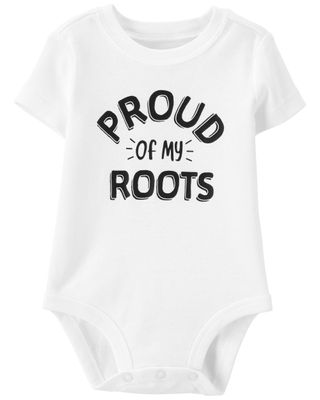 Baby Blanc T-shirt de famille Proud Roots  | carters.com