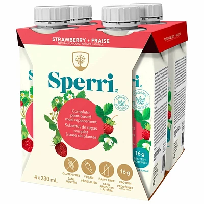 Sperri MEAL REPL. STRAWBERRY 4X330ML