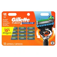 Gillette Fusion5 ProGlide Men's Razor Blade Refills - 12s