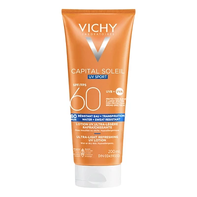 Vichy IdÃ©al Soleil Sport Ultra-light Refreshing Lotion - SPF 60 - 200ml