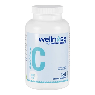 Wellness by London Drugs Vitamin C - 1000mg - 180s