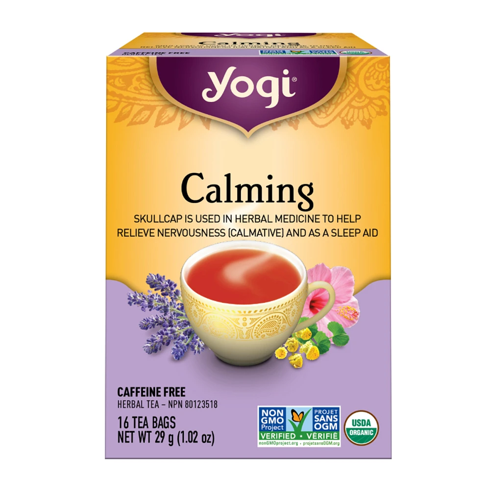 Yogi Caffeine Free Herbal Tea Bags - Calming - 16s
