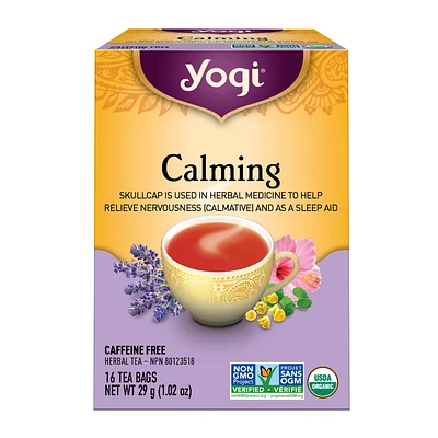 Yogi Caffeine Free Herbal Tea Bags - Calming - 16s