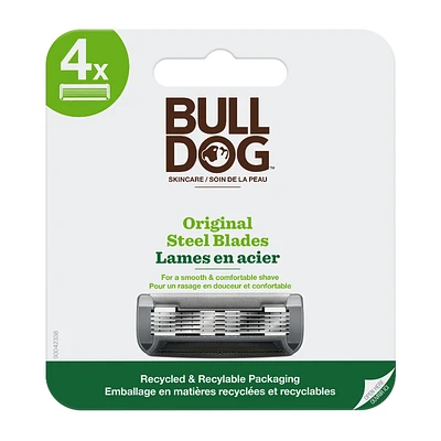 Bulldog Skincare for Men Original Steel Blades - 4s