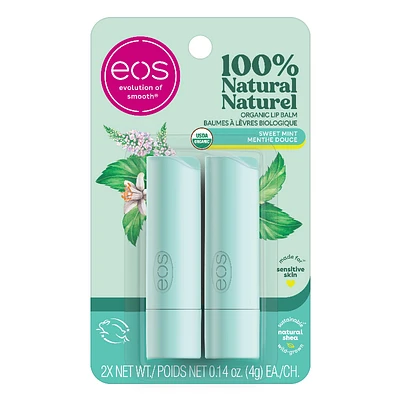 eos Lip Balm - Sweet Mint - 2 x 4g