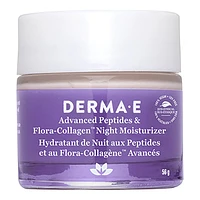 DERMA E Advanced Peptides & Flora-Collagen Night Moisturizer - 56g