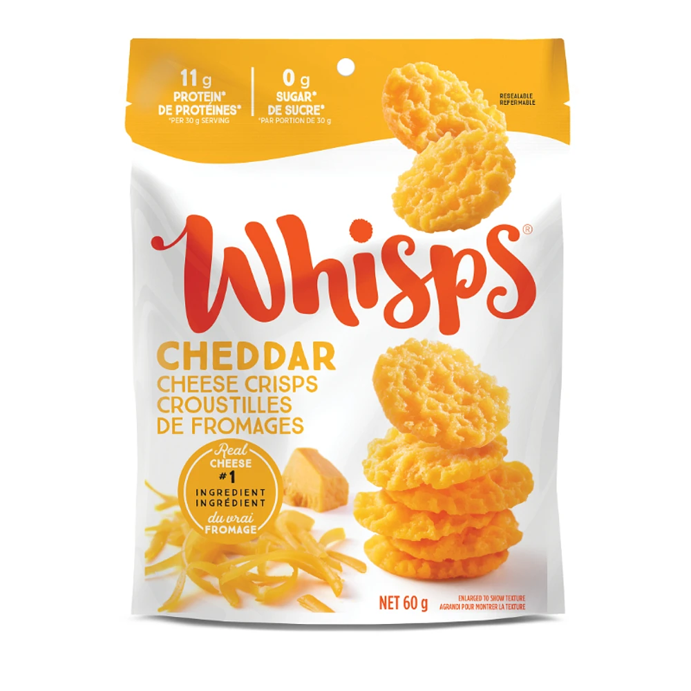 Whisps Cheddar Cheese Crisps - 60g