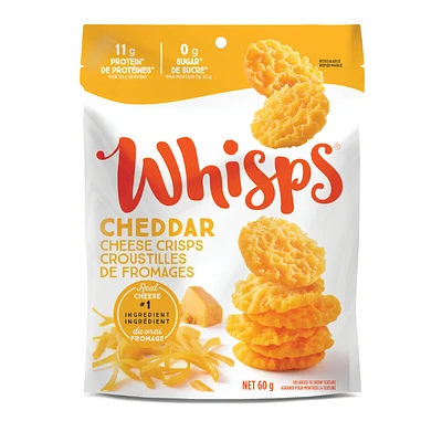 Whisps Cheddar Cheese Crisps - 60g