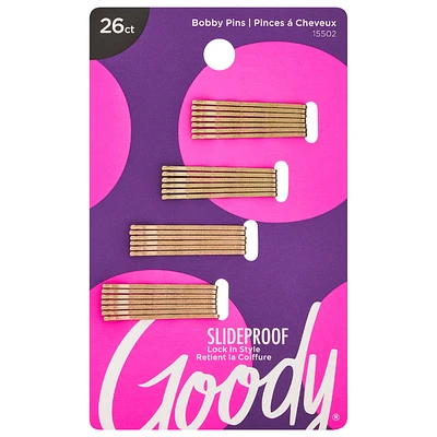 Goody Colour Collection Bobby Pins - Blonde Collection- 26 pack