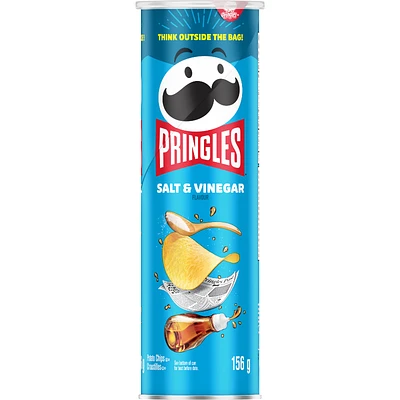 Pringles Potato Chips - Salt & Vinegar - 156g