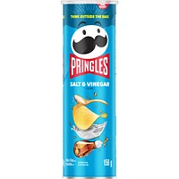 Pringles Potato Chips - Salt & Vinegar - 156g