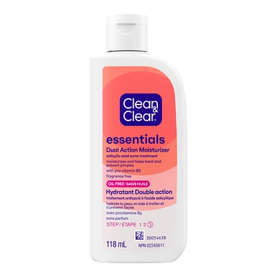 Clean & Clear Essentials Dual Action Moisturizer - 118ml