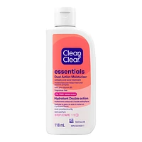Clean & Clear Essentials Dual Action Moisturizer - 118ml