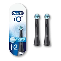 Oral-B iO Series Ultimate Clean Replacement Brush Head - Black - 2 pack