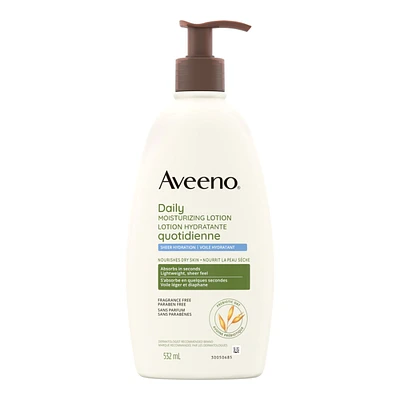 Aveeno Active Naturals Daily Moisturizing Lotion Sheer Hydration - Fragrance Free - 532ml