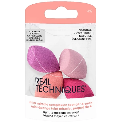 Real Techniques Miracle Mini Complexion Sponges - 4s