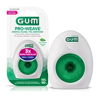 GUM ButlerWeave Dental Floss - Mint Waxed - 165m
