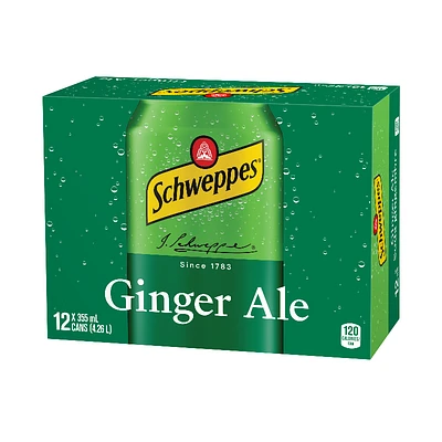 Schweppes Ginger Ale - 12 pack 