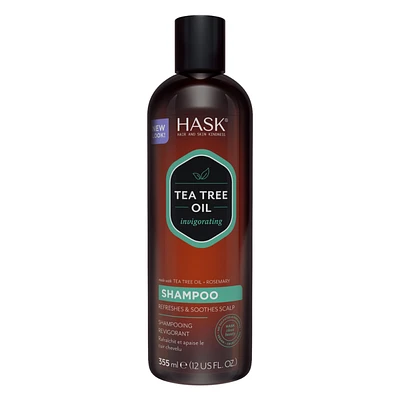 Hask Tea Tree Oil & Rosemary Shampoo - 355ml