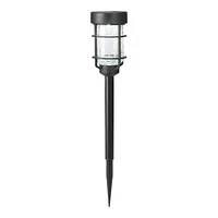 Moonrays Solar Waffle Glass Lens Stake Light - 37X8.7X8.7cm