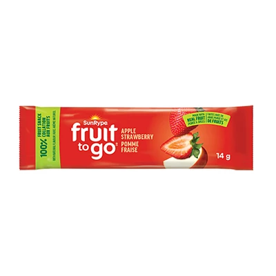Sun-Rype Fruit To Go - Apple Strawberry - 14g