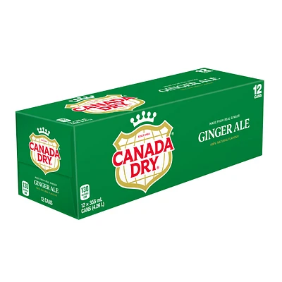 Canada Dry Ginger Ale - Fridge Mate - 12X355Ml