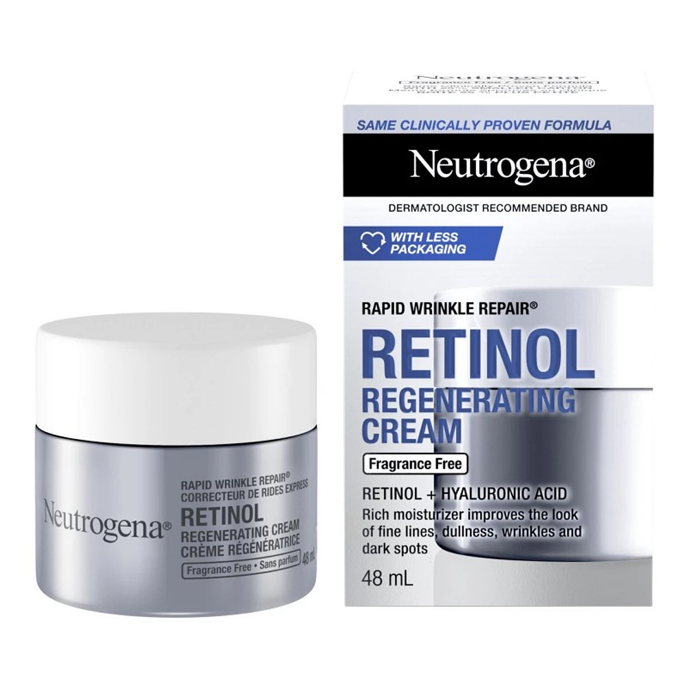Neutrogena Rapid Wrinkle Repair Regenerating Cream Fragrance Free - 48ml