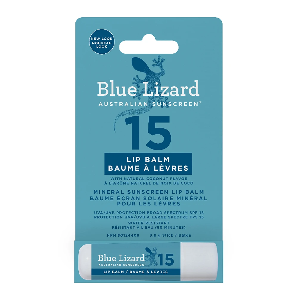 Blue Lizard Australian Sunscreen Lip Balm - SPF 15 - 3.8g