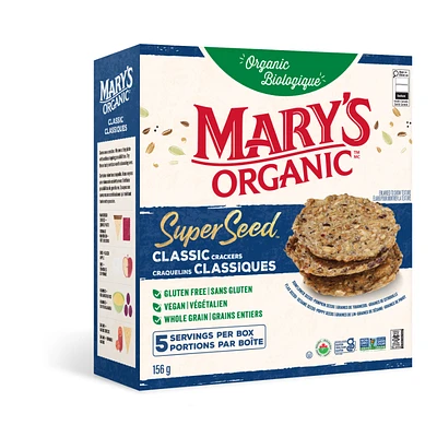 Mary's Organic Crackers - Super Seed - 155g