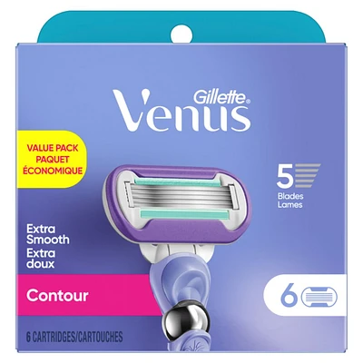 Gillette Venus Swirl Advanced Contour Blades - 6s
