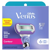 Gillette Venus Swirl Advanced Contour Blades - 6s