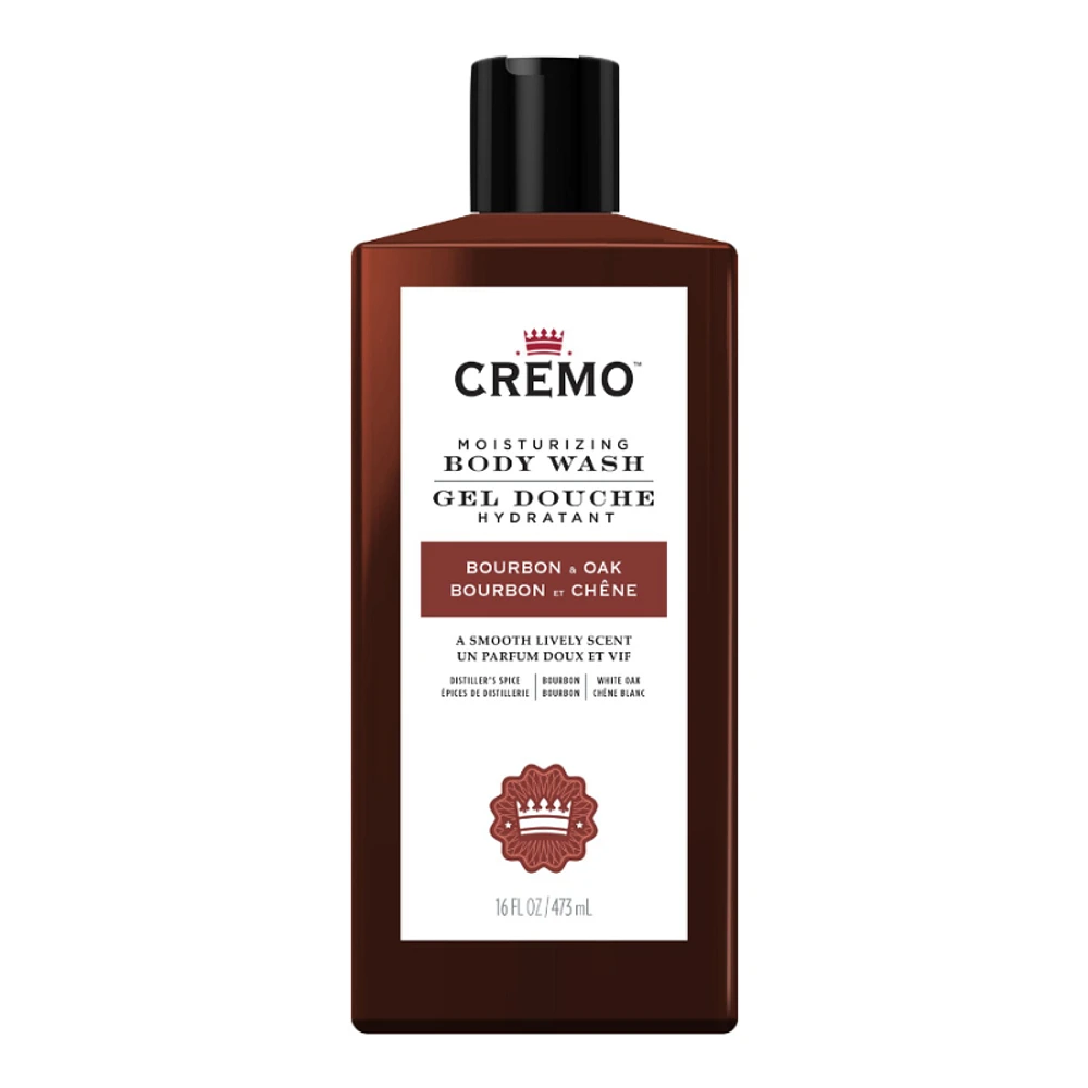 Cremo Astonishingly Superior All Season Body Wash -Bourbon & Oak - 473ml