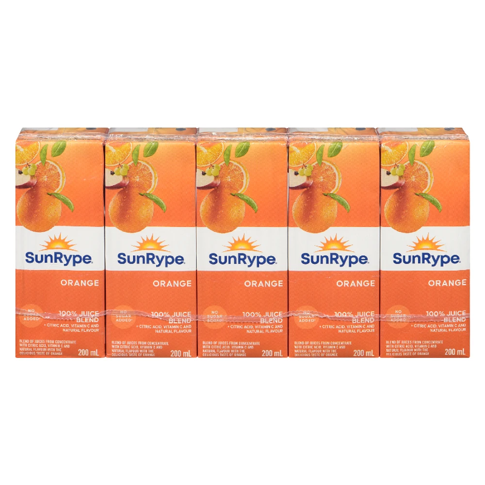 SunRype Juice - Pure Orange - 5x200ml