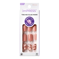 ImPRESS Press-on Manicure False Nails Kit - Short - Kingdom - 30's