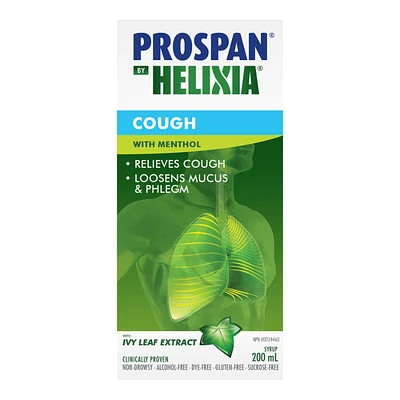 Helixia Prospan Cough Syrup - Menthol - 200ml